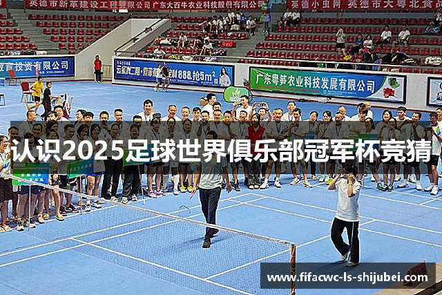认识2025足球世界俱乐部冠军杯竞猜